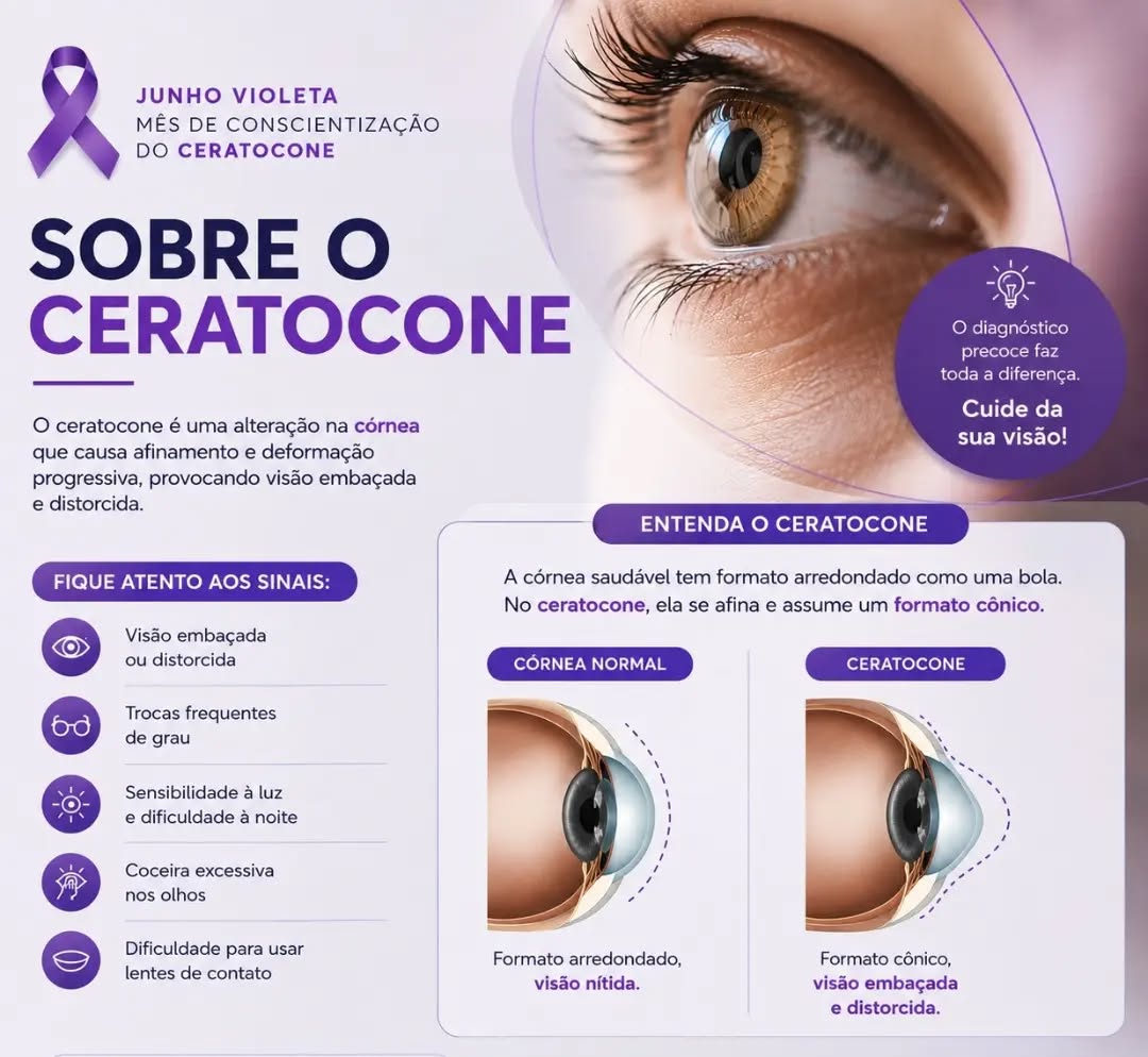 Conteúdo sobre ceratocone da Ótica Nessa
